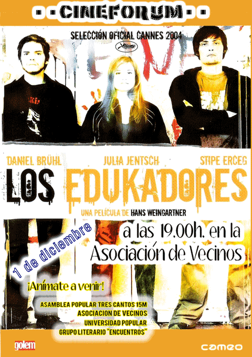 Cartel: los edukadores