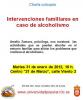 Conferencia: Intervenciones familiares en casos de alcoholismo