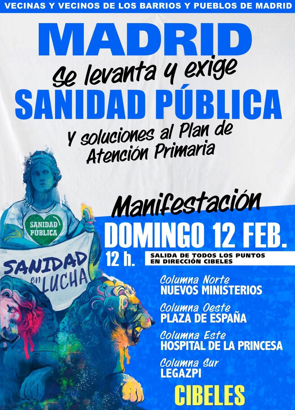 MANIFESTACIÓN por la SANIDAD (domingo 12 febr...